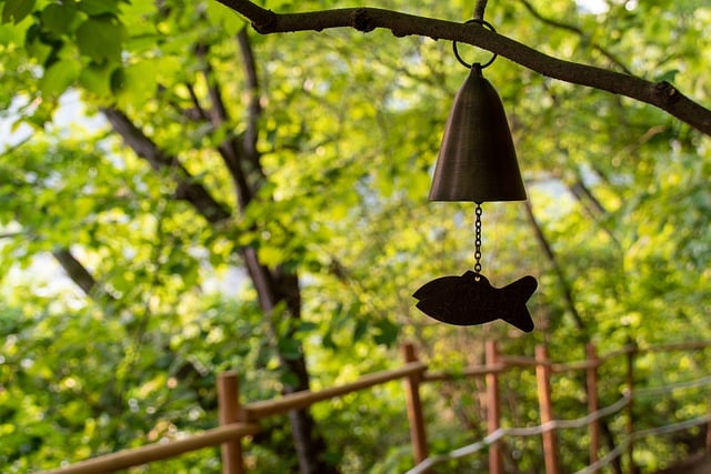 Free download wind chimes bell jar trail free picture to be edited with GIMP free online image editor