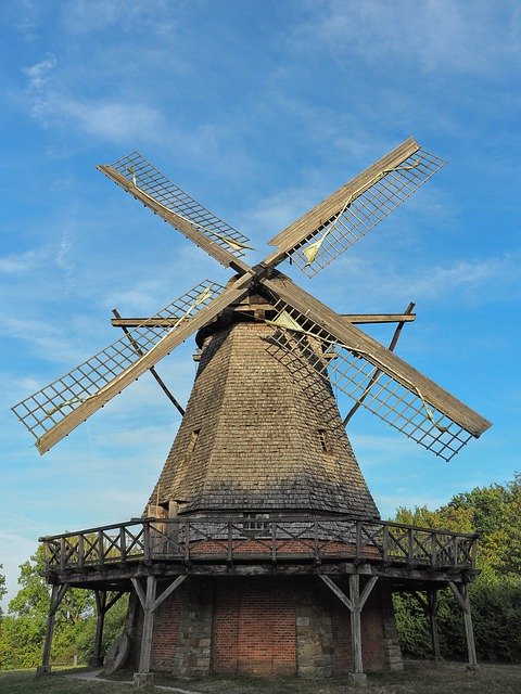 Free download Windmill Open Air Museum -  free photo or picture to be edited with GIMP online image editor