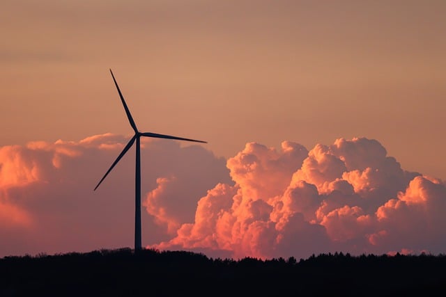 Free download windmill wind power clouds free picture to be edited with GIMP free online image editor