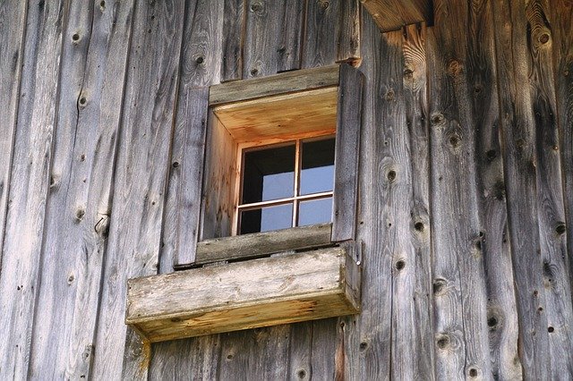 Free download Window Alpine Hut Wood Mountain -  free photo or picture to be edited with GIMP online image editor