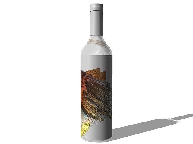 Free download Wine Bottle -  free illustration to be edited with GIMP free online image editor