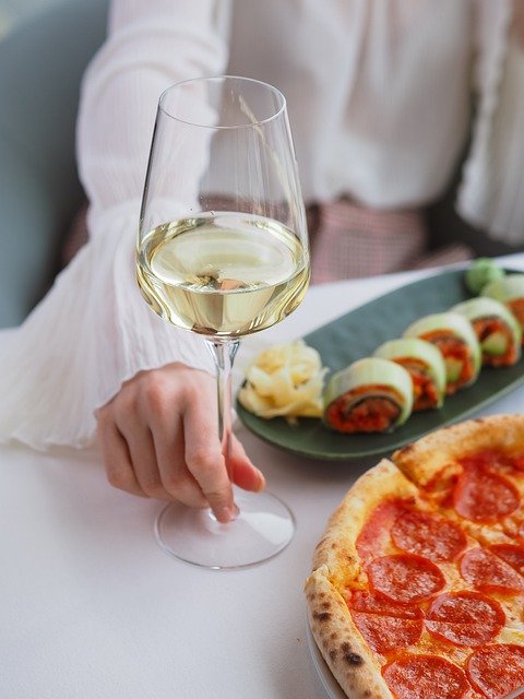 Free download wine pizza food wine glass drink free picture to be edited with GIMP free online image editor