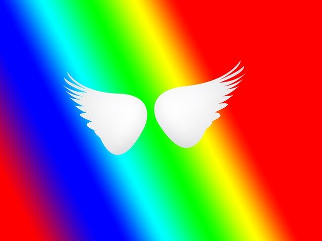 Free download Wing Colorful Hope -  free illustration to be edited with GIMP free online image editor