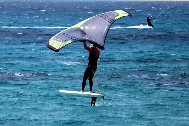 Free download wing foiling wingsurfing sport free picture to be edited with GIMP free online image editor