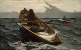 Free download Winslow Homer, The Fog Warning free photo or picture to be edited with GIMP online image editor