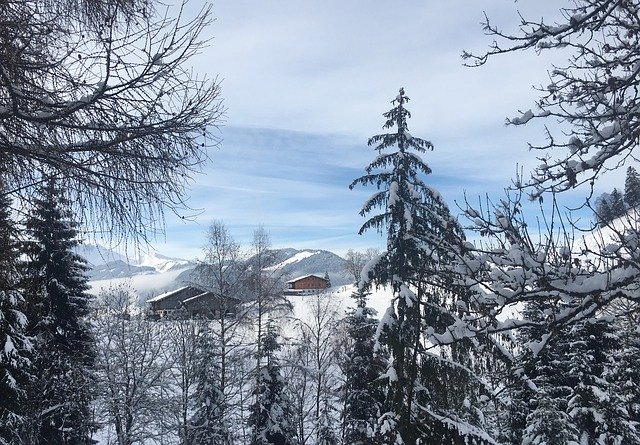 Free download Wintry Alpbach Valley Alpine -  free photo or picture to be edited with GIMP online image editor