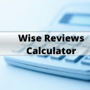 wisereviews Calculator  screen for extension Chrome web store in OffiDocs Chromium