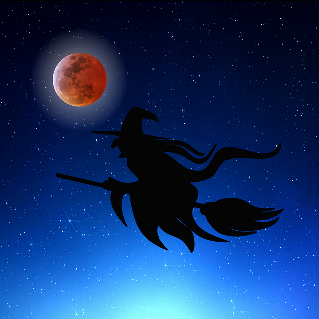 Free download Witch Halloween Moon -  free illustration to be edited with GIMP free online image editor