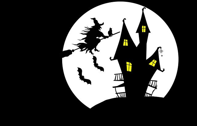 Free download Witch House Moon -  free illustration to be edited with GIMP free online image editor