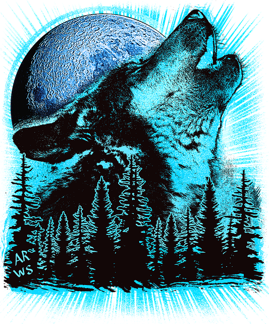 Free download Wolf Forest Nature -  free illustration to be edited with GIMP free online image editor