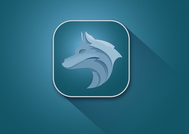 Free download Wolf Wallpaper Icon Vector -  free illustration to be edited with GIMP free online image editor