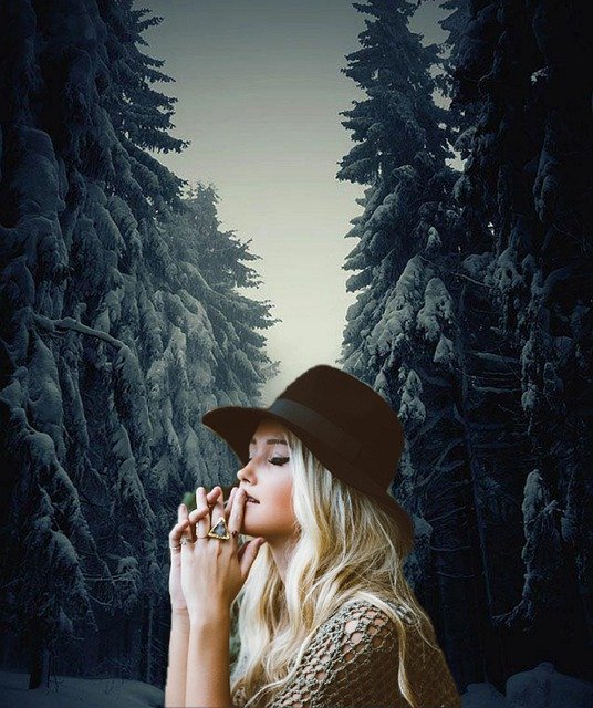 Free download Woman Forest Beauty -  free illustration to be edited with GIMP free online image editor