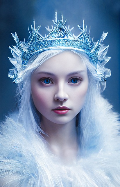 Free download woman ice queen winter ai generated free picture to be edited with GIMP free online image editor