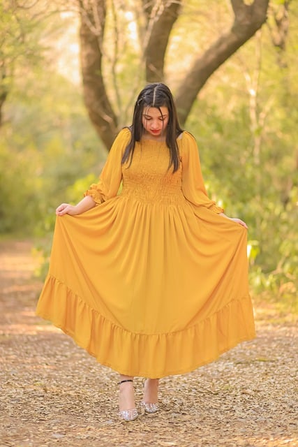 Free download woman model dress yellow dress free picture to be edited with GIMP free online image editor