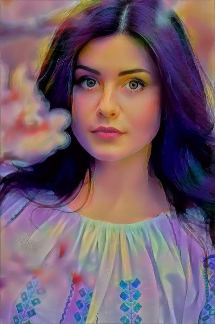 Free download Woman Portrait Painting -  free illustration to be edited with GIMP free online image editor