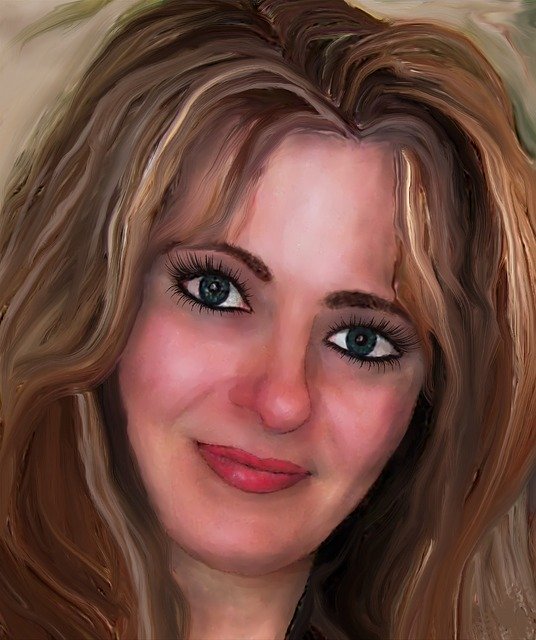 Free download Woman Portrait Painting Canadian -  free illustration to be edited with GIMP free online image editor