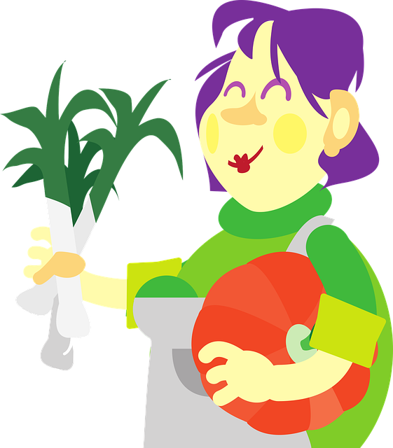 Free download Woman Vegetables Girl - Free vector graphic on Pixabay free illustration to be edited with GIMP free online image editor