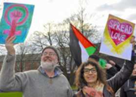 Free download Womens march on Galway- Jan2017 free photo or picture to be edited with GIMP online image editor