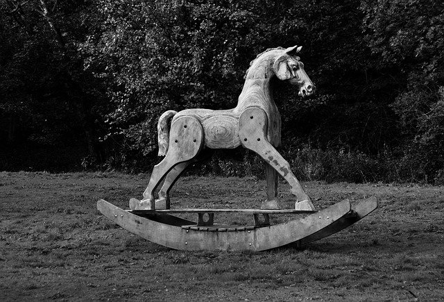 Free download Wooden Rocking Horse Sculpture -  free photo or picture to be edited with GIMP online image editor