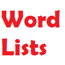 Word Lists  screen for extension Chrome web store in OffiDocs Chromium