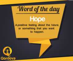 Free download word-of-the-day-hope free photo or picture to be edited with GIMP online image editor