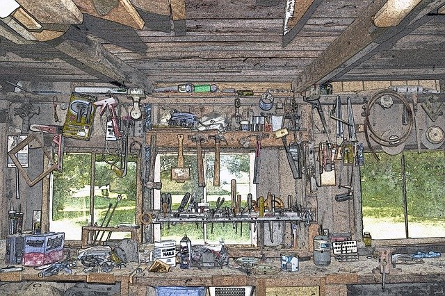 Free download Workshop Shop Workbench Wood -  free illustration to be edited with GIMP free online image editor