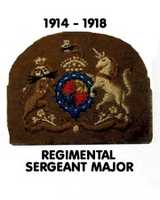 Free download World War One  Regimental Sergeant Major Cloth Rank Badge free photo or picture to be edited with GIMP online image editor