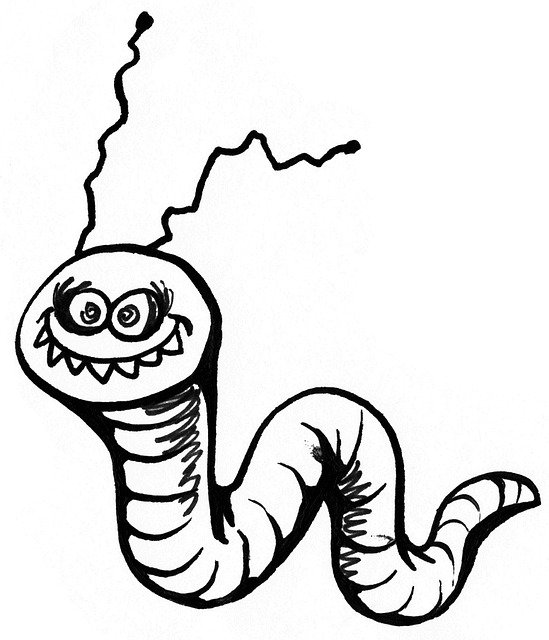 Free download Worm Crazy Funny -  free illustration to be edited with GIMP free online image editor