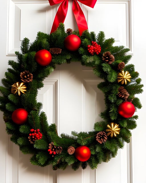 Free download wreath christmas wreath decorations free picture to be edited with GIMP free online image editor