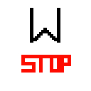 W STOP  screen for extension Chrome web store in OffiDocs Chromium