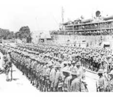 Free download WWI: American Soldiers Arrive in France (Photograph) free photo or picture to be edited with GIMP online image editor