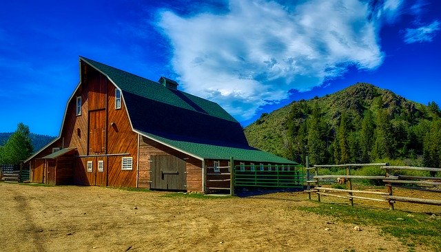 Free download Wyoming America Barn -  free photo or picture to be edited with GIMP online image editor