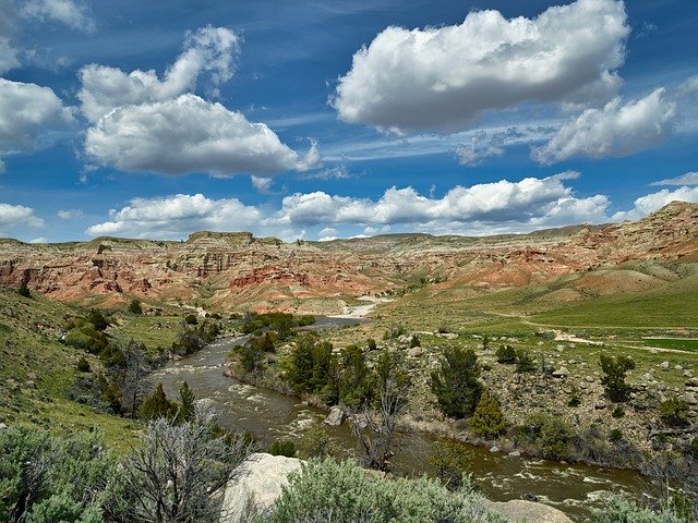 Free download Wyoming America Mountains Wind -  free photo or picture to be edited with GIMP online image editor