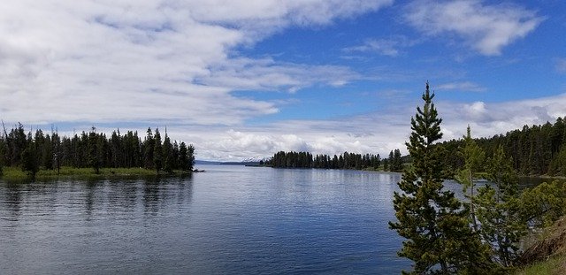 Free download Wyoming Lake Nature -  free photo or picture to be edited with GIMP online image editor