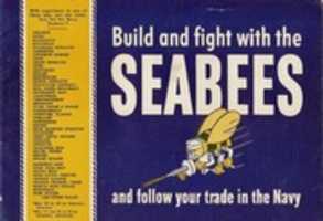 Descarga gratuita (1943) Build and Fight with the Seabees and Follow Your Trade in the Navy foto o imagen gratis para editar con el editor de imágenes en línea GIMP