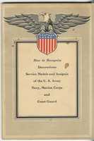 Free download (1943) How to Recognize Decorations, Service Medals and Insignia of the U.S.Army, Navy and Marine Corps and Coast Guard free photo or picture to be edited with GIMP online image editor