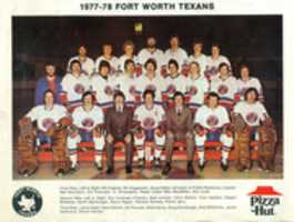 Free download 1977-78 Fort Worth Texans CHL team photo free photo or picture to be edited with GIMP online image editor