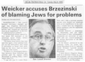 Free download 1978 Brzezinski Blames Jews free photo or picture to be edited with GIMP online image editor