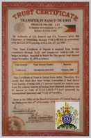 Free download 1978 YUG Banka Yugoslavia Transfer In BDO Trust Certificate free photo or picture to be edited with GIMP online image editor