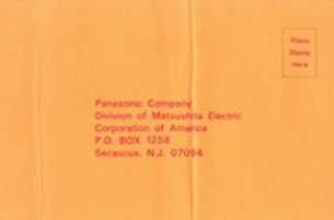 Free download 1985 Panasonic RQ-2103 Product Analysis Card free photo or picture to be edited with GIMP online image editor