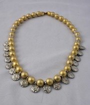 Free download 1990`s Faux Silver And Gold Necklace free photo or picture to be edited with GIMP online image editor