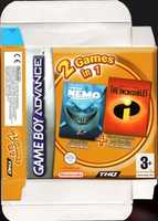 Free download 2 Games In 1 (Finding Nemo + The Incredibles) [AGB-BINX HOL] Box Scan free photo or picture to be edited with GIMP online image editor