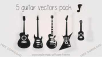 Free download 5 Guitar Vectors Free Pack To Download free photo or picture to be edited with GIMP online image editor