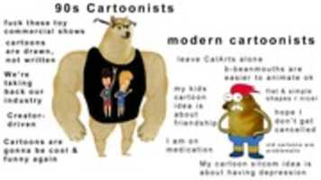 Free download 90s cartoonists vs Modern cartoonists [ Meme ] free photo or picture to be edited with GIMP online image editor