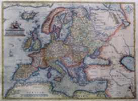 Free download Abraham Ortelius Map Of Europe free photo or picture to be edited with GIMP online image editor