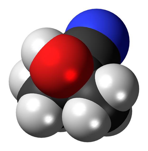 Free download Acetone-Cyanohydrine Molecule -  free illustration to be edited with GIMP free online image editor