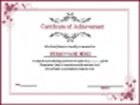 Free download Achievement Award Certificate Template DOC, XLS or PPT template free to be edited with LibreOffice online or OpenOffice Desktop online