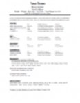 Free download Acting Resume Template 1 DOC, XLS or PPT template free to be edited with LibreOffice online or OpenOffice Desktop online