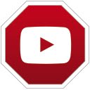 AdBlock on YouTube™  screen for extension Chrome web store in OffiDocs Chromium