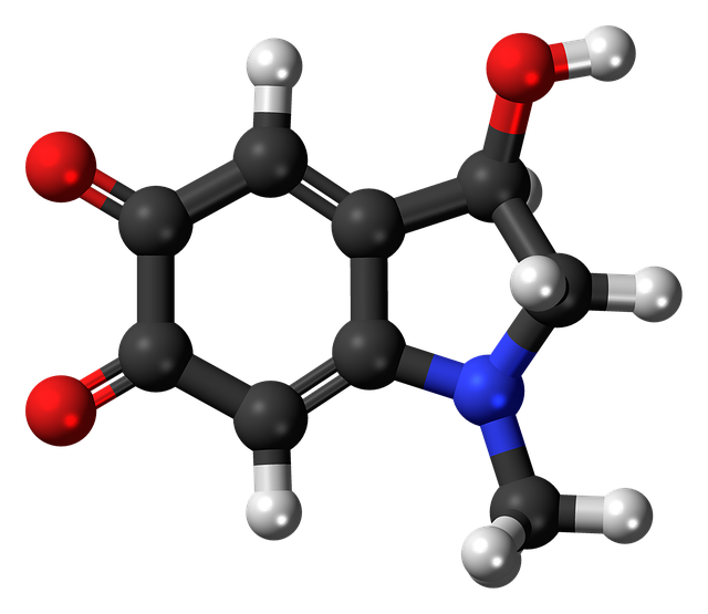 Free download Adrenochrome Molecule Model -  free illustration to be edited with GIMP free online image editor